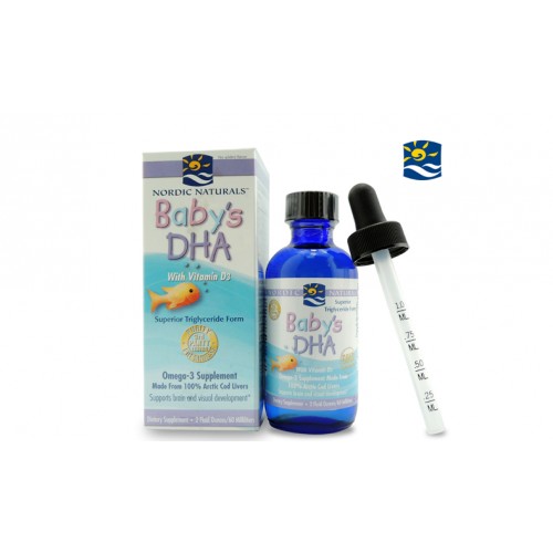 Nordic Naturals挪威婴幼儿鱼油DHA+维生素AD